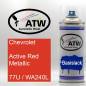 Preview: Chevrolet, Active Red Metallic, 77U / WA240L: 400ml Sprühdose, von ATW Autoteile West.